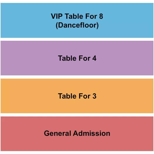 seating chart for Diamondback Music Hall - GA/Table/VIP - eventticketscenter.com