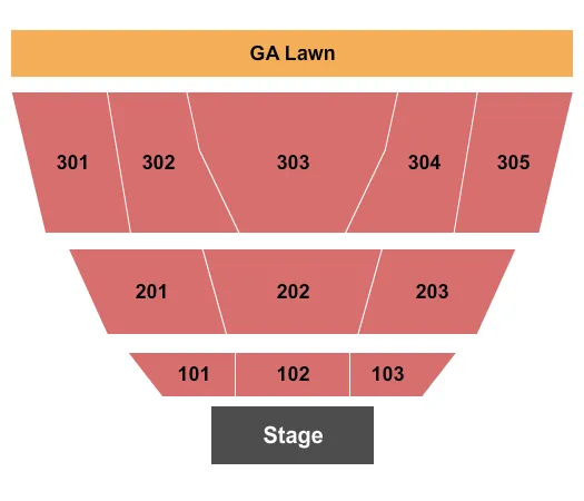seating chart for Dignity Health Amphitheatre - Endstage-3 - eventticketscenter.com