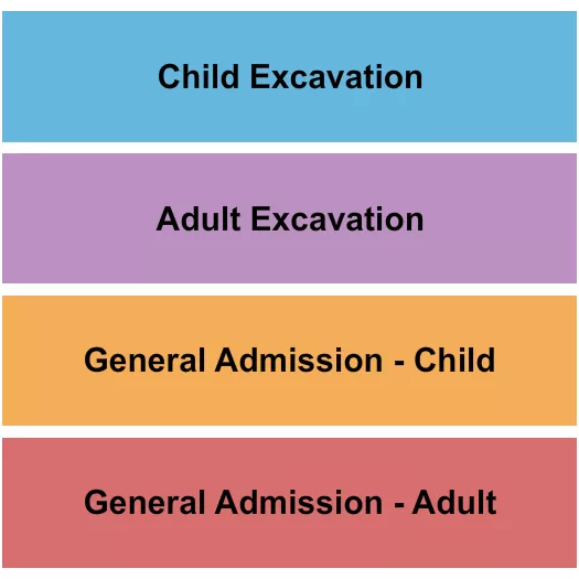 seating chart for Dinosaur World - FL - Dinosaur World - eventticketscenter.com