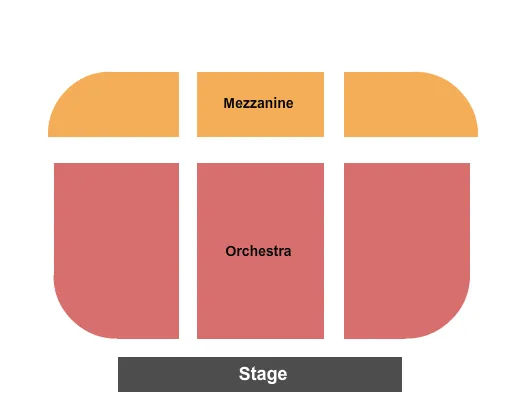seating chart for Discovery Theatre - Endstage 2 - eventticketscenter.com