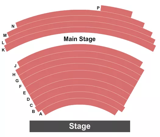 seating chart for Dogwood Center for the Performing Arts - End Stage - eventticketscenter.com