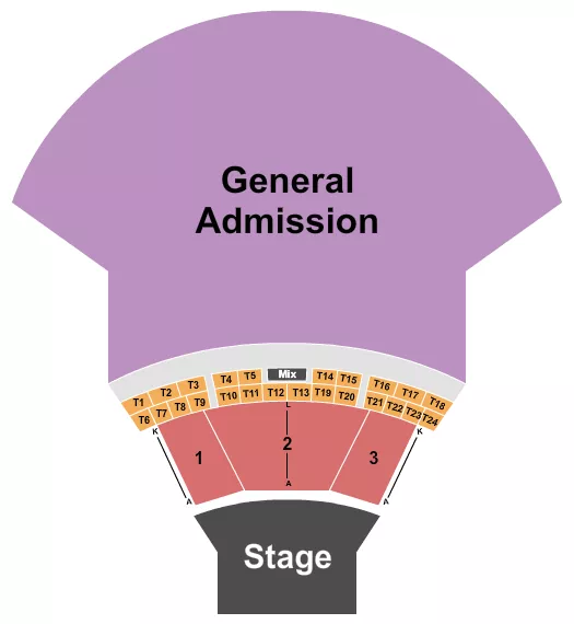 seating chart for Doral Amphitheater at Doral Central Park - Endstage 2 - eventticketscenter.com