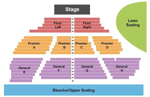 seating chart for Dos Lagos Lakeside Amphitheater - Endstage 2 - eventticketscenter.com