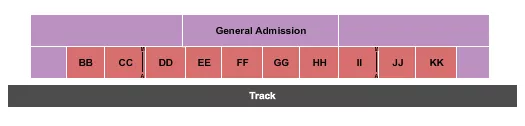 seating chart for Douglas County Dirtrack - Racing - eventticketscenter.com
