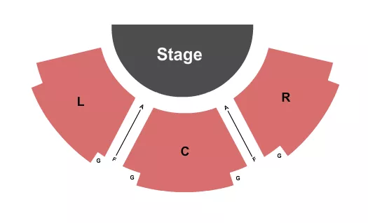 seating chart for Dowling Theater At Lederer Theater Center - End Stage - eventticketscenter.com