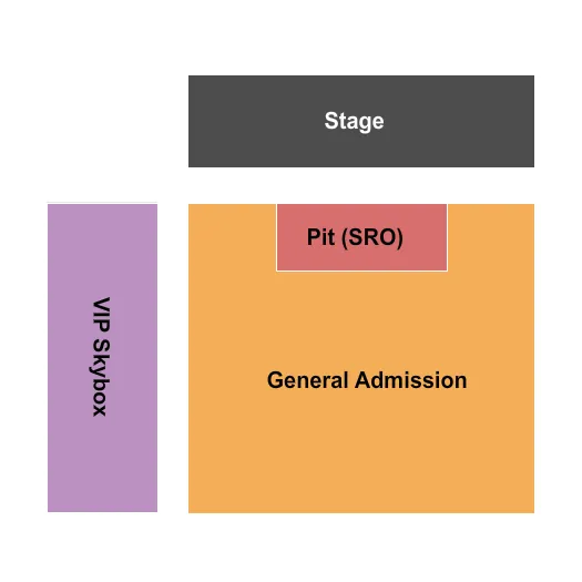 seating chart for Dr. Pepper Park - GA & Pit - eventticketscenter.com