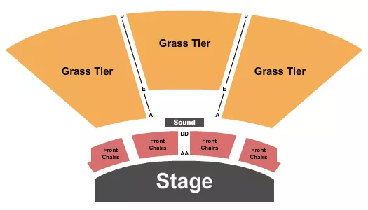 seating chart for Draper Amphitheater - Endstage - eventticketscenter.com