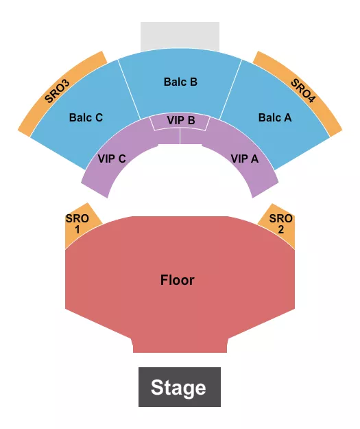 seating chart for Dream Live at American Dream Mall - Endstage GA Floor - eventticketscenter.com