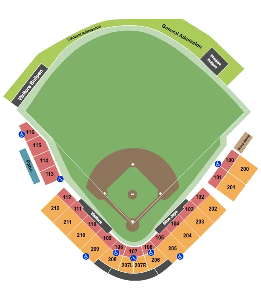 Dunedin Blue Jays vs. St. Lucie Mets Dunedin Tickets 08/26/2023 6