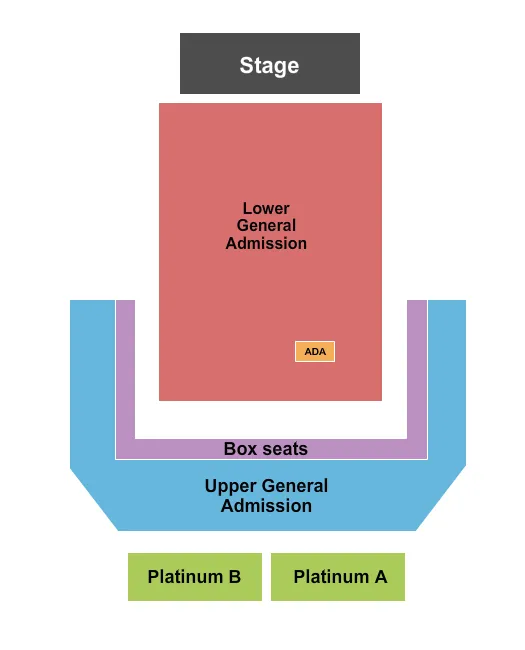 seating chart for KEMBA Live! - Endstage GA-Platinum - eventticketscenter.com