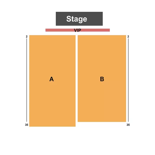 seating chart for Eagle Mountain Casino - Endstage 3 - eventticketscenter.com
