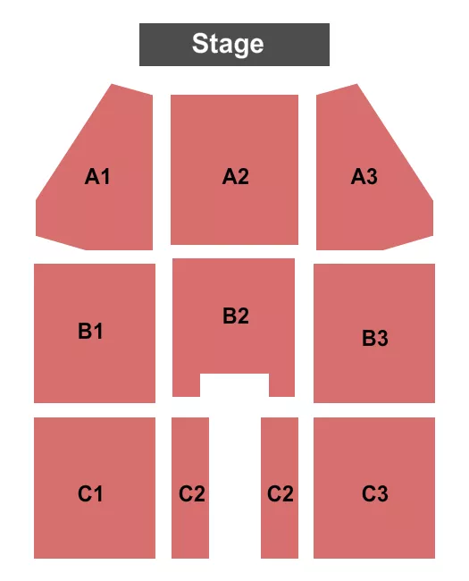seating chart for Eagle Mountain Casino - Endstage 5 - eventticketscenter.com
