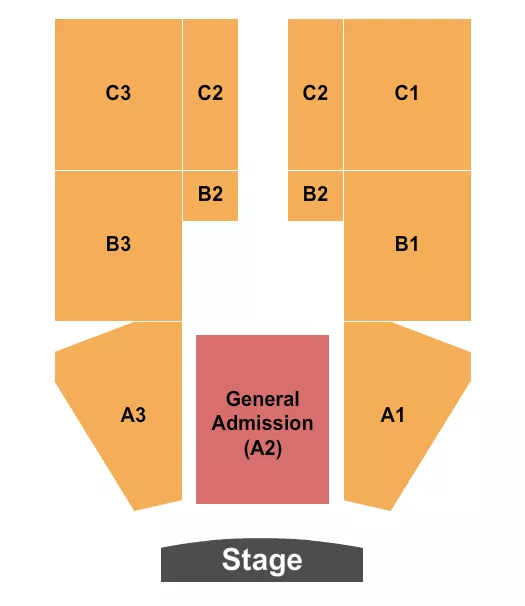 seating chart for Eagle Mountain Casino - Endstage GA - eventticketscenter.com