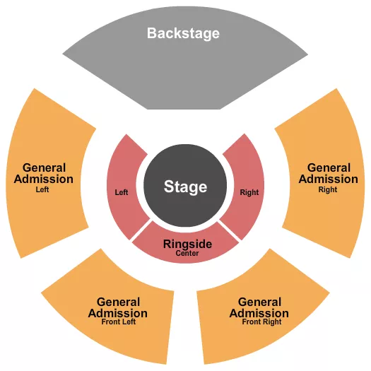 seating chart for Eagle Ridge Mall - Hanneford Circus - eventticketscenter.com