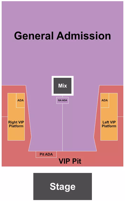 seating chart for East Freehold Showgrounds - GA & VIPs - eventticketscenter.com