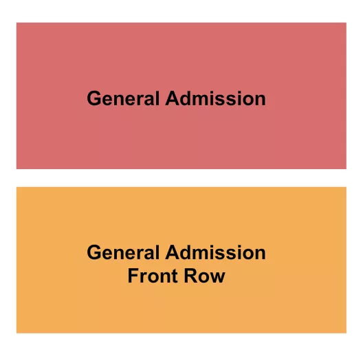 seating chart for EastVille Comedy Club - Brooklyn - GA/Front Row - eventticketscenter.com