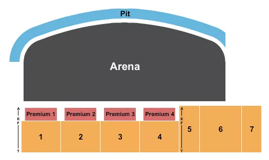 seating chart for Eastern Idaho State Fair - Demolition Derby - eventticketscenter.com