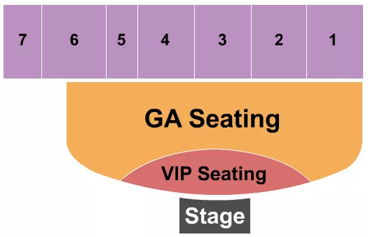 seating chart for Eastern Idaho State Fair - Endstage w/ GA Seating - eventticketscenter.com