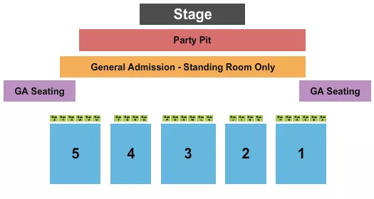 seating chart for Eastern Montana Fairgrounds - Concert - Grandstand - eventticketscenter.com