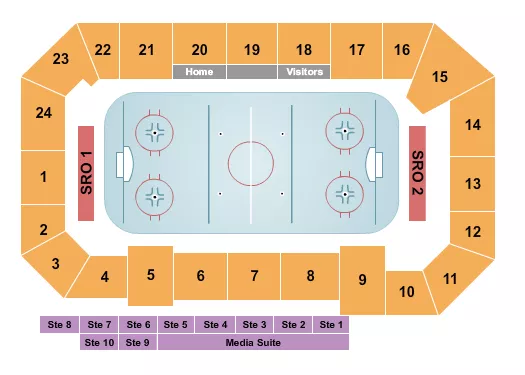 Hockey 2 Seating Map