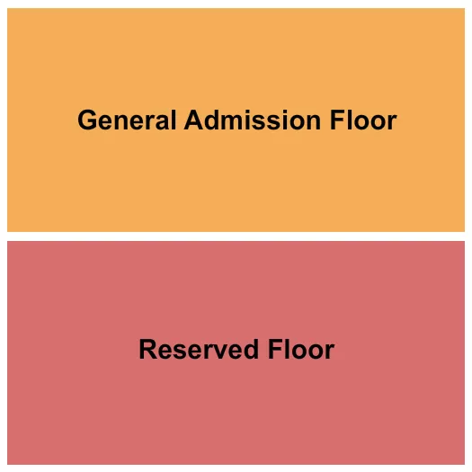 seating chart for Eastside Bowl - GA & Reserved - eventticketscenter.com