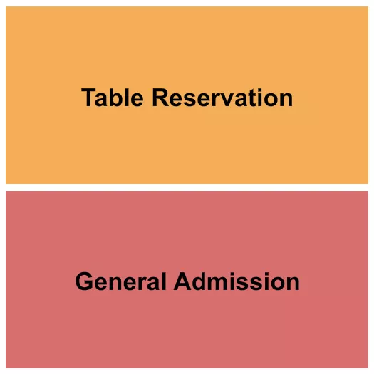 seating chart for Eastside Bowl - GA/Table - eventticketscenter.com