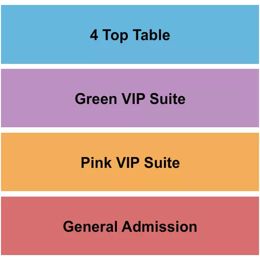 seating chart for Eastside Bowl - GA/VIPs/Table - eventticketscenter.com