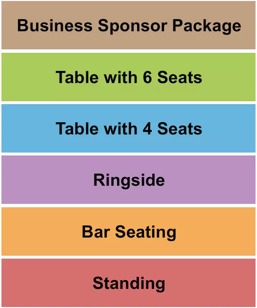 seating chart for Eastside Station - Micro Wrestling - eventticketscenter.com