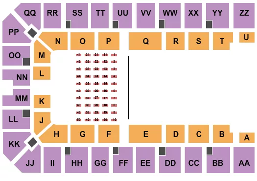 seating chart for Ector County Coliseum - Rodeo 4 - eventticketscenter.com