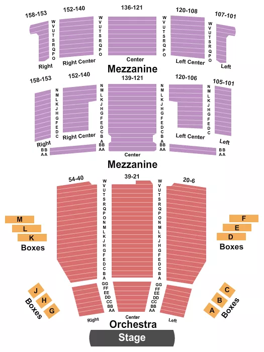 seating chart for Ed Mirvish Theatre - End Stage - eventticketscenter.com