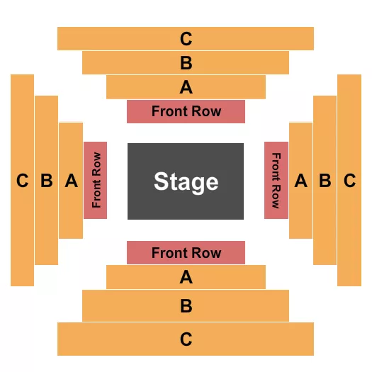seating chart for Edison's - Candlelight A-C-Front - eventticketscenter.com