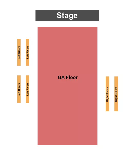 seating chart for Egyptian Room At Old National Centre - Endstage GA Floor & Risers - eventticketscenter.com