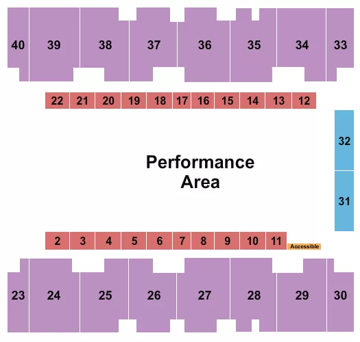 seating chart for El Paso County Coliseum - Monster X - eventticketscenter.com