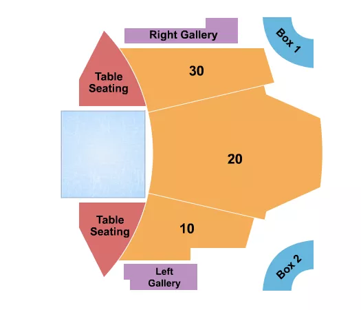 seating chart for Eldorado Showroom at Eldorado Casino - NV - Christmas On Ice - eventticketscenter.com