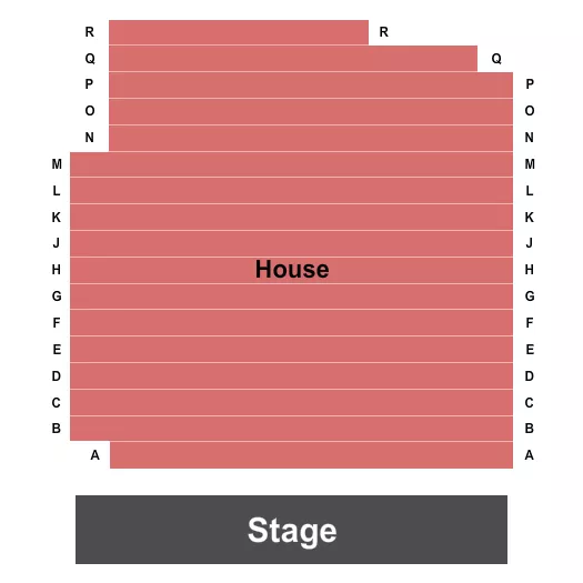 seating chart for Elkhart Civic Theatre at the Bristol Opera House - Endstage - eventticketscenter.com
