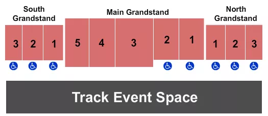 seating chart for Elkhart County Fairgrounds - Rodeo - eventticketscenter.com
