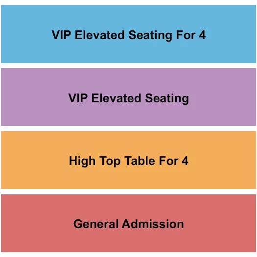 seating chart for Ember Music Hall - GA/High Top/VIP Elevated 2 - eventticketscenter.com