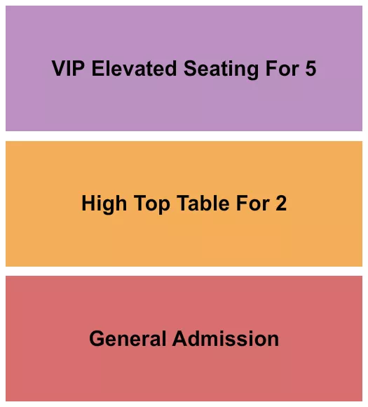 seating chart for Ember Music Hall - GA/High Top/VIP Elevated - eventticketscenter.com
