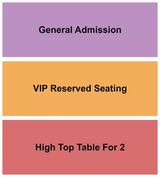 seating chart for Ember Music Hall - VIP Reserved/High Top - eventticketscenter.com