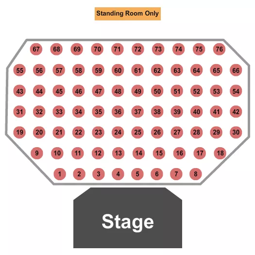 seating chart for Emerald Queen Casino - Tables 2 - eventticketscenter.com