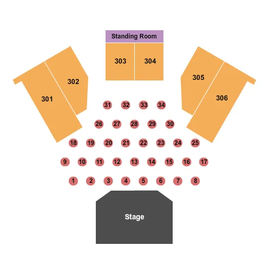 seating chart for Emerald Queen Casino - Tables - eventticketscenter.com