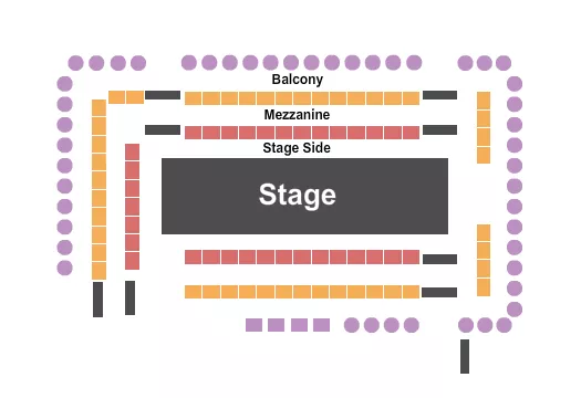 seating chart for Emerald Theatre - Houston - End Stage - eventticketscenter.com