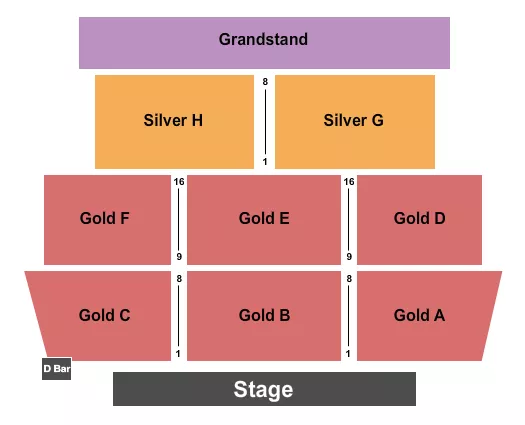 seating chart for Emmet Charlevoix County Fair - Endstage 2 - eventticketscenter.com