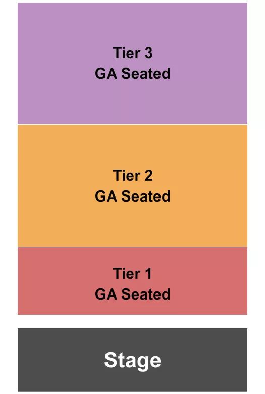 seating chart for Emo's East - GA/Tier 3 - eventticketscenter.com