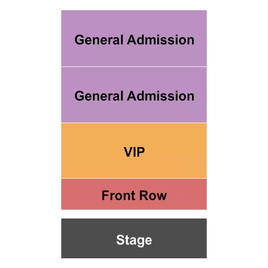 seating chart for Emo's East - GA/VIP/Front Row - eventticketscenter.com