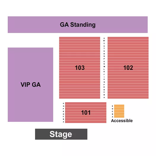 seating chart for Empire Square Live - Endstage - eventticketscenter.com