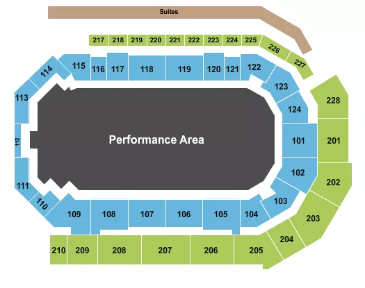 seating chart for Enmarket Arena - Monster Jam - eventticketscenter.com