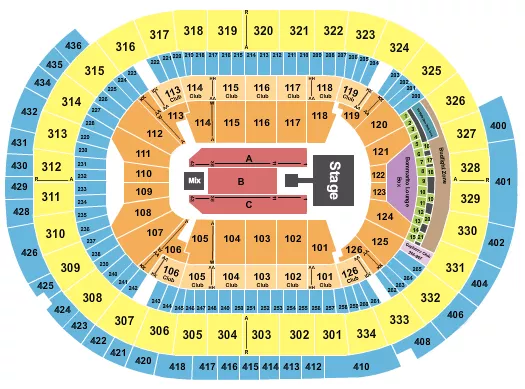 seating chart for Enterprise Center - Brandy - eventticketscenter.com