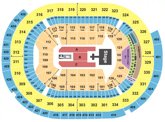 seating chart for Enterprise Center - Def Leppard - eventticketscenter.com