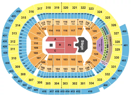 seating chart for Enterprise Center - Ghost - eventticketscenter.com